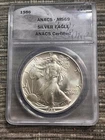 1986 $1 AMERICAN SILVER EAGLE ANACS MS69 ANACS Certified - First Year of Issue