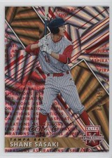 2019 Panini Elite Extra Edition Aspirations Red /150 Shane Sasaki #98 07rd