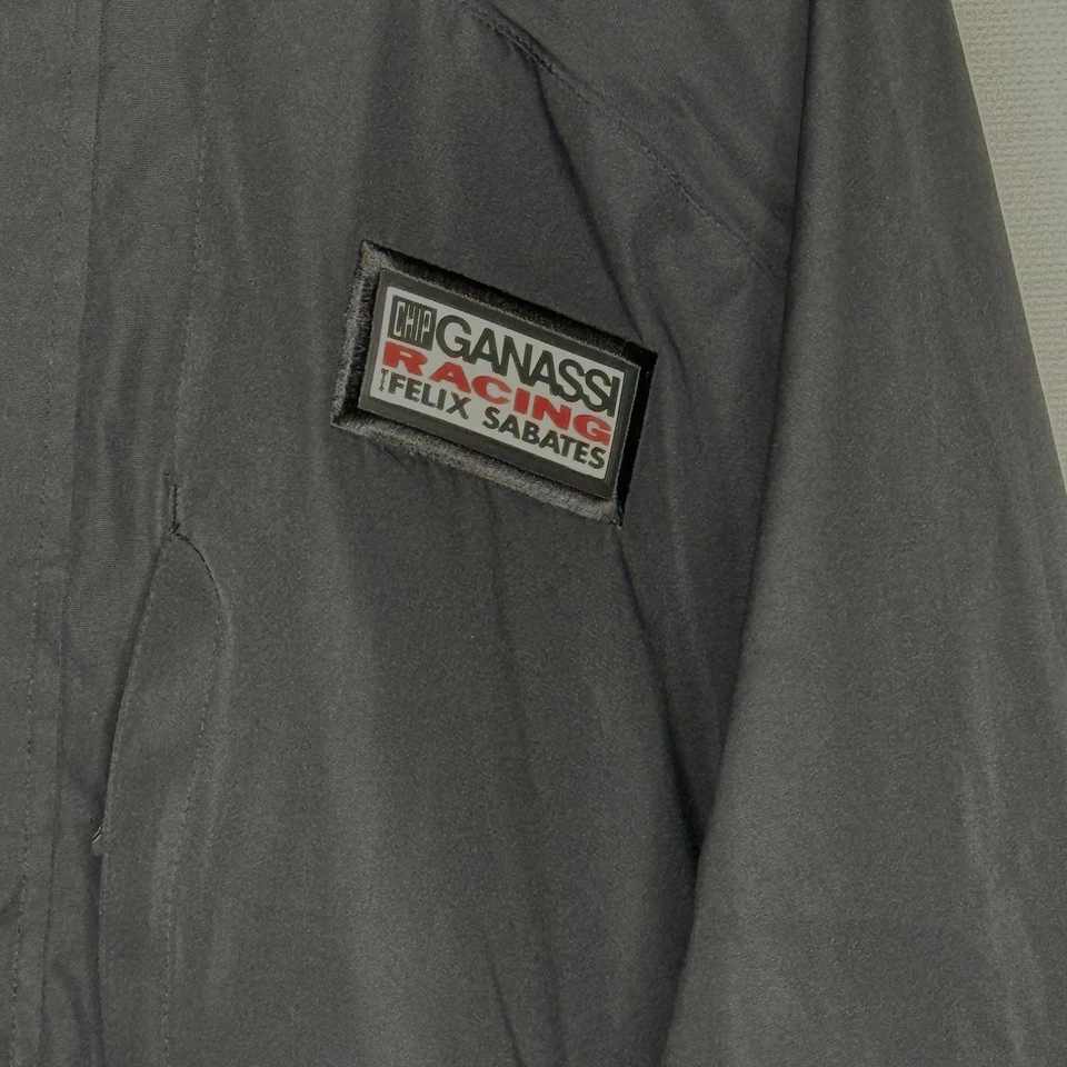 Chaqueta cortavientos Chip Ganassi Racing con Felix Sabates para hombre XXL negra con capucha Foto 4 de 4