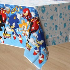 Sonic The Hedgehog Plastic Table Cover Birthday Party Supplies 1 Per Package New