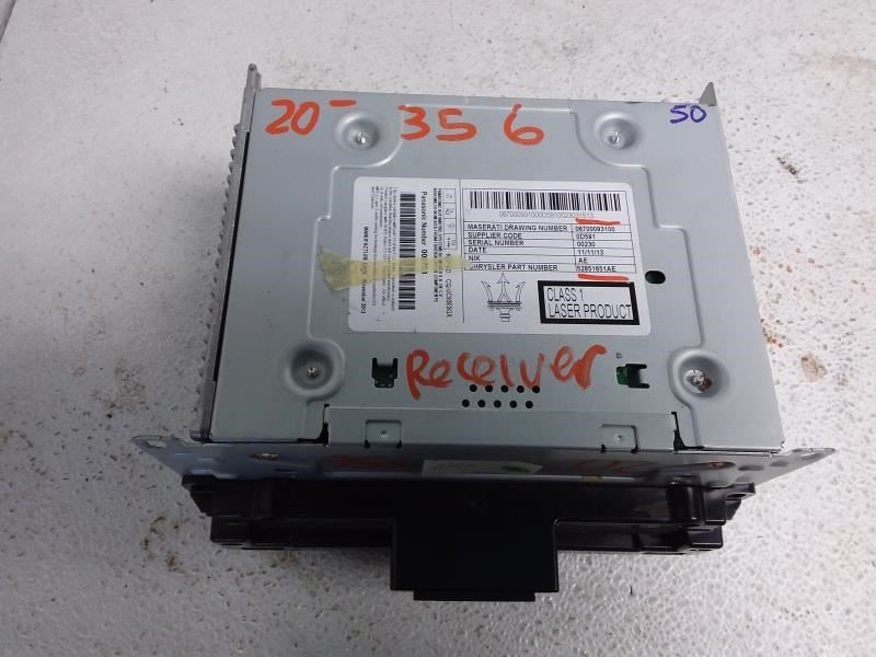 Maserati Quattroporte 2014 Head unit P/N 6700093100