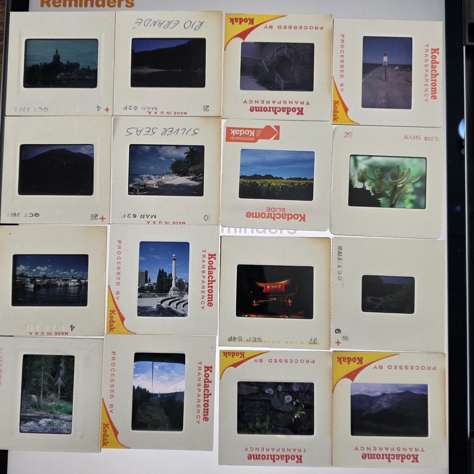 Vintage Slide Photographs 50s-60s Film Slides World Travel Vacation Family 2000+