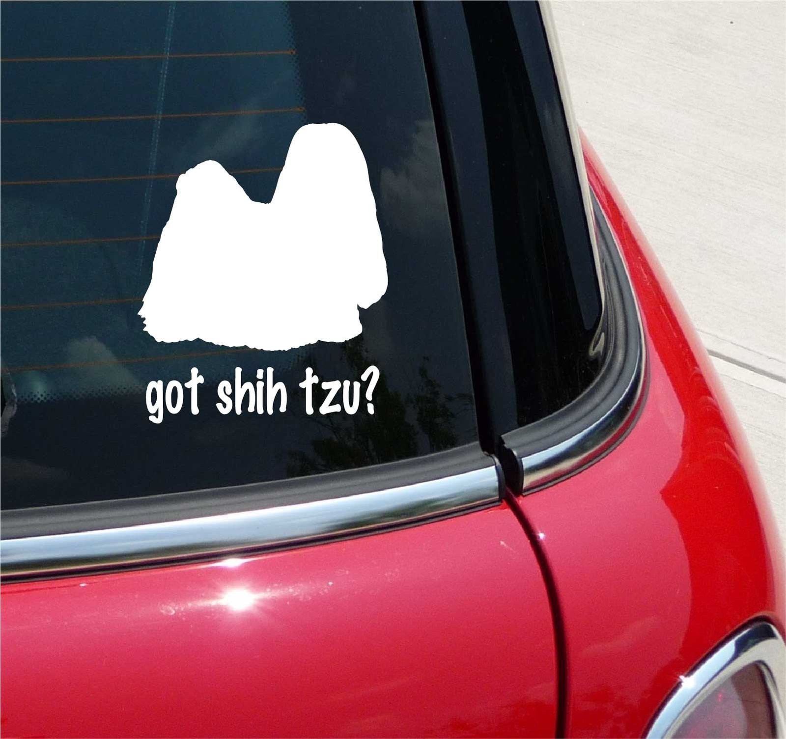 Shih Tzu Lover Graphic Decal Sticker for Car or Wall Art