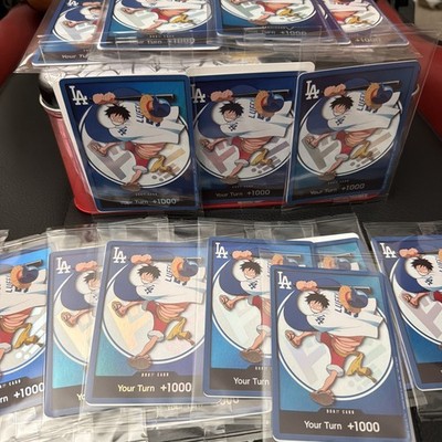 2026 Los Angeles Dodgers One Piece Card Monkey D Luffy Card 7/2/26