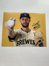 Easton McGee Signed Autographed 8x10 Photo Milwaukee Brewers