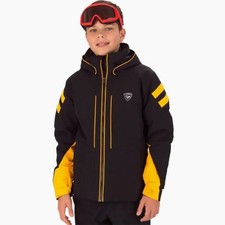 Rossignol Giacca da Neve Junior Boy Ski Bicolor - 110 (Nero/Arancio)