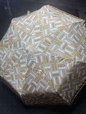 Coach Small Tan Brown White Umbrella