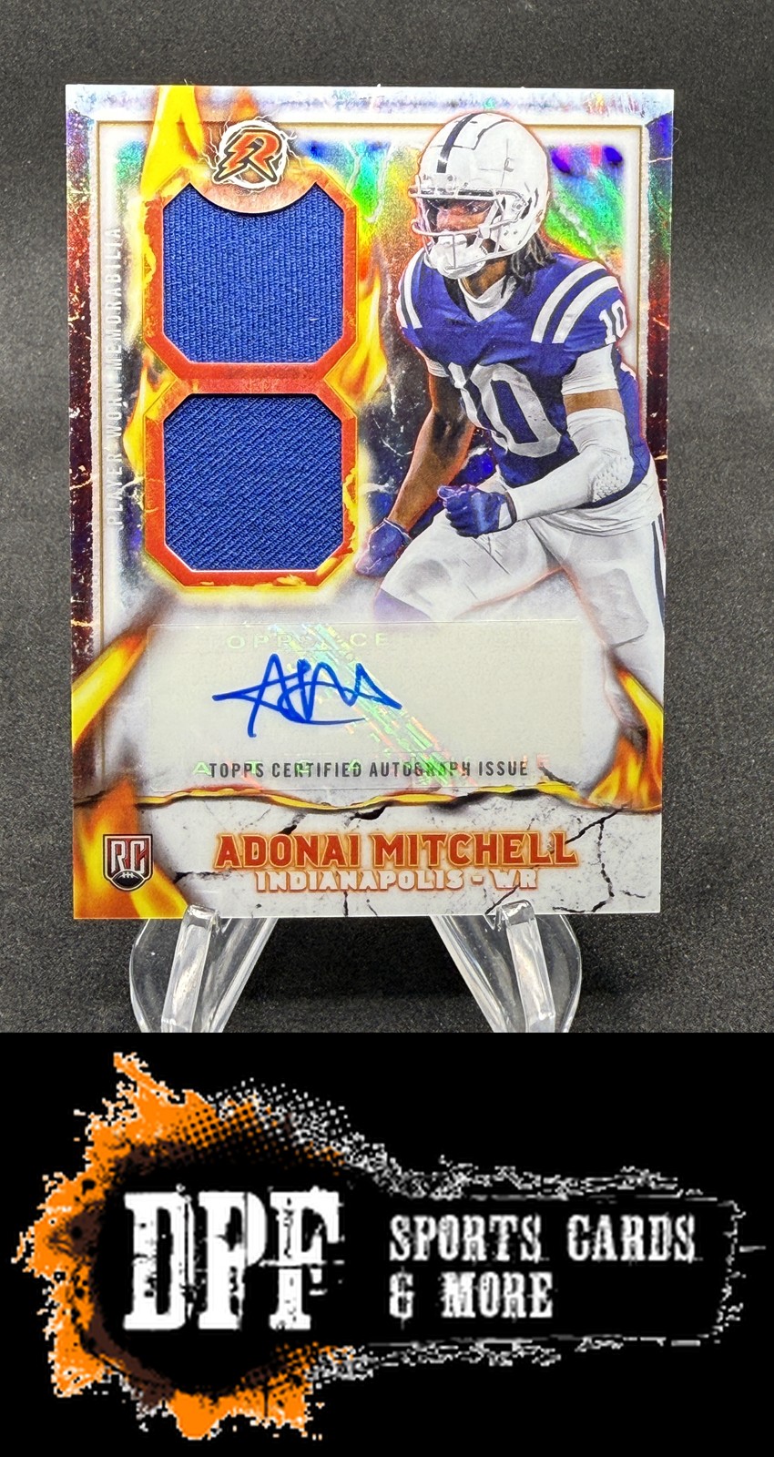 2024 Topps Resurgence Adonai Mitchell Ignite Rookie Patch Auto RC #IPA-AM Colts