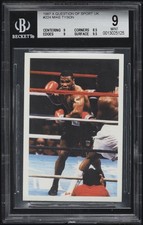 Mike Tyson 1987 A Question Of Sport UK Boxing Rookie Bgs 9 Mint RC