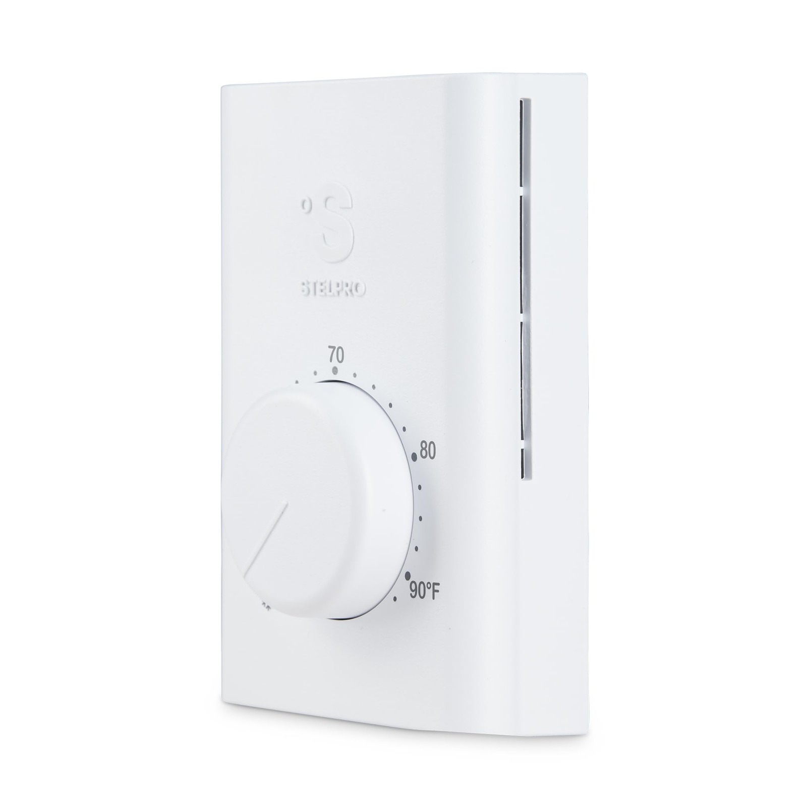 Double-Pole Line Voltage Mechanical Wall Thermostat – 22A (120–277V), Durable...