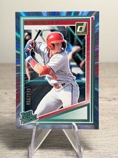 2025 Panini Donruss Rated Prospects Aidan Miller #141 Carolina Blue /249 (RC)