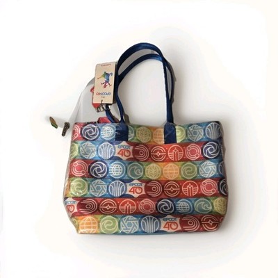 NWT Disney Parks Harveys Seatbelt Epcot 40th Anniversary Medium Streamline Tote