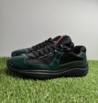 Size 8 UK (9 US) - Prada Americas Cup ' Green, Black ' | GREAT