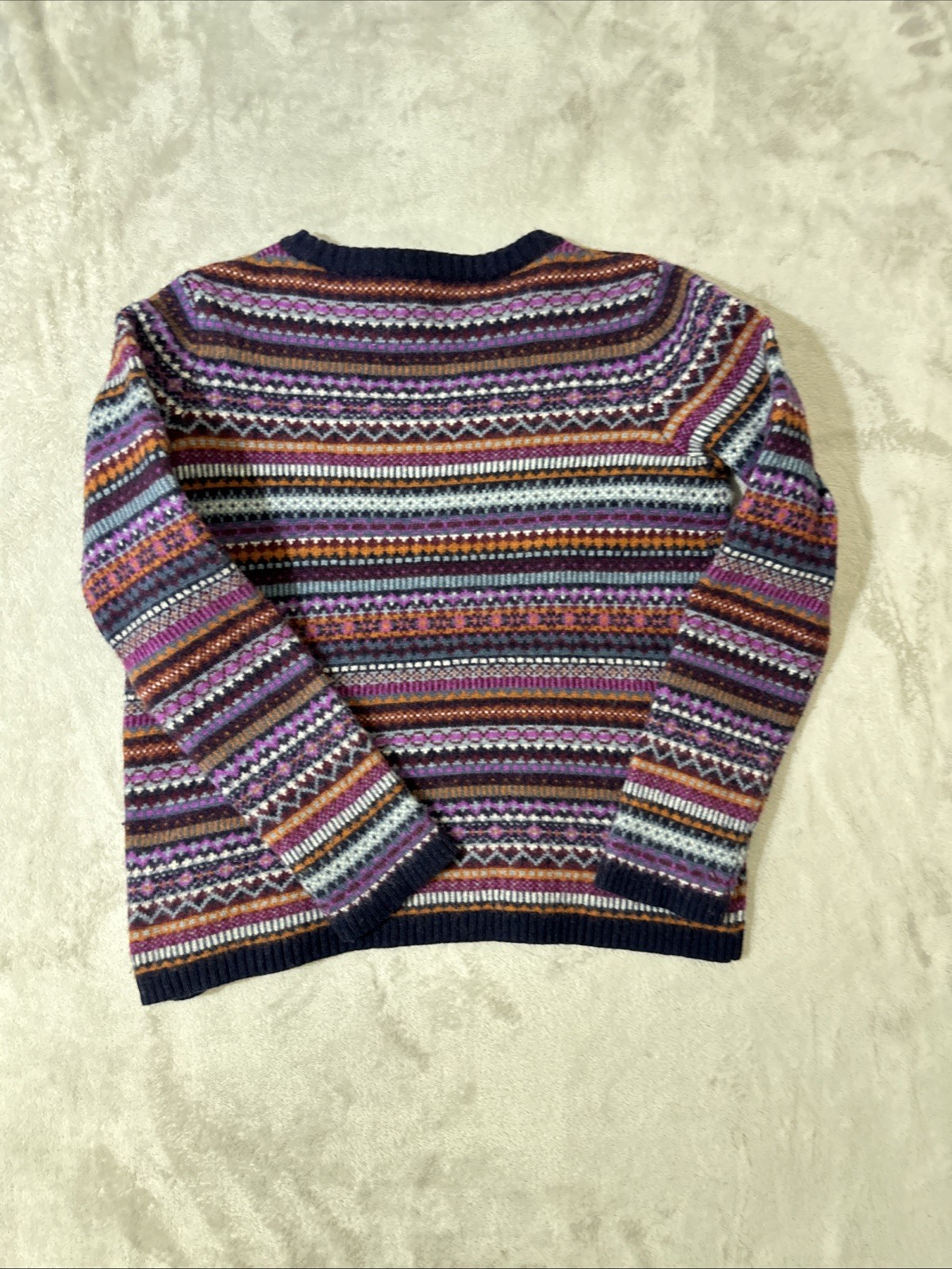 Seasalt Cornwall Fair Isle Sweater Percella Cove … - image 8