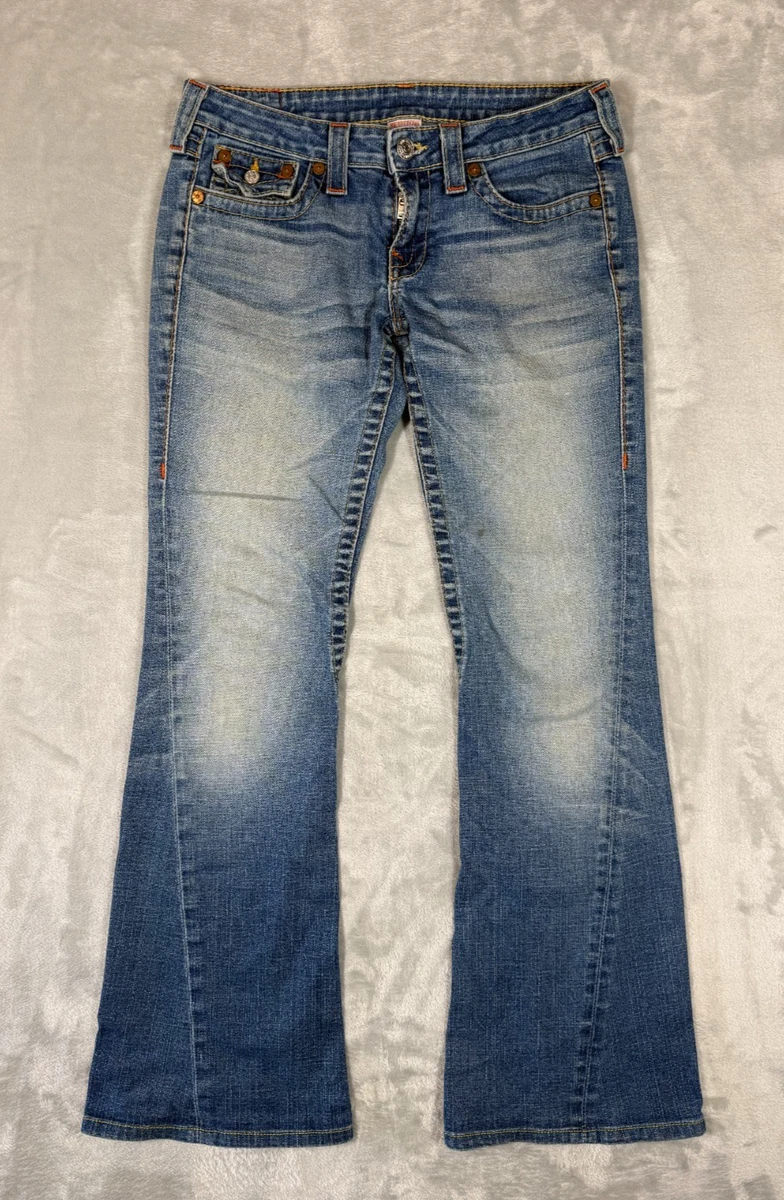 True Religion 33 in Inseam Low (6.5-8.5 in) Rise Jeans for Women