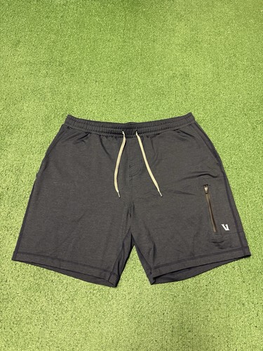 Vuori Sunday Performance Shorts Herren XL marineblau Freizeit Stretch 7" Schrittlänge V381