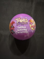 Trolls Tattoo Activity Activites - 40 Tattoos - Ball New Sealed As Pics  