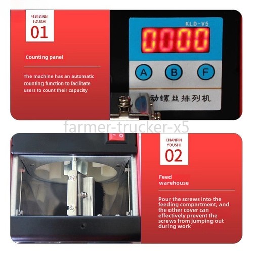 Alimentatore automatico manuale per macchine a vite piccola - Foto 5 di 5