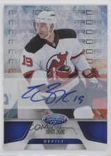 2011-12 Certified Mirror Blue Signatures 1/99 Travis Zajac #66 Auto 0o5t