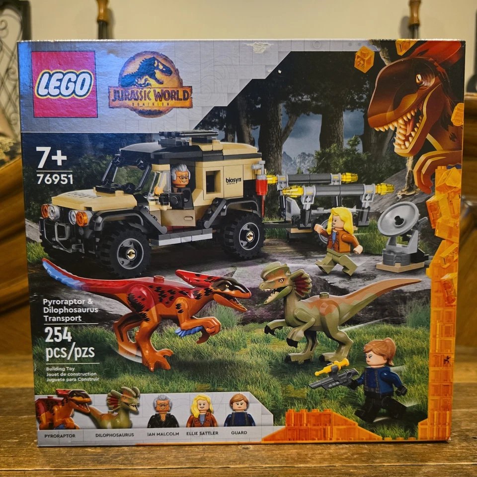 Retired New Sealed Lot of 4 Lego Jurassic World 76948 76940 76950 76951 - Image 2 of 4