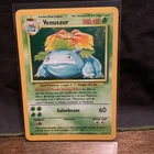 Pokemon Base Set Unlimited Venusaur 15/102 Holo Rare MP