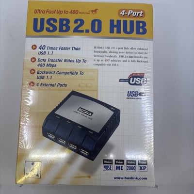 Vintage BUSlink USB 4-Port USB 2.0 HUB  Certified HI-SPEED USB  NEW   SEALED