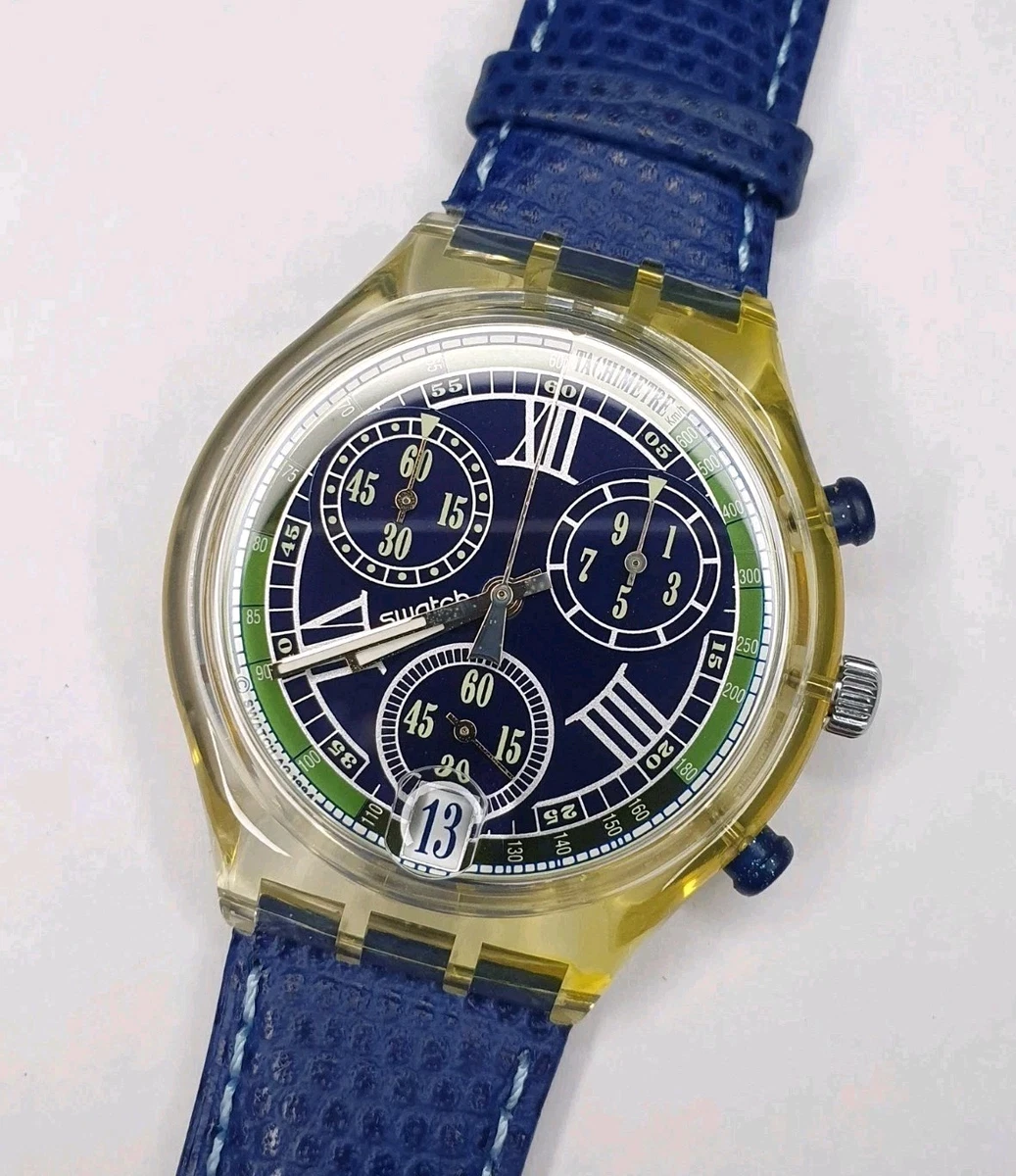 Swatch Blue Function SCK404 - Works - 37mm | eBay