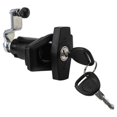 Push Design Compartment Door Lock with Spare Key Fits 27 50mm Thick Doors