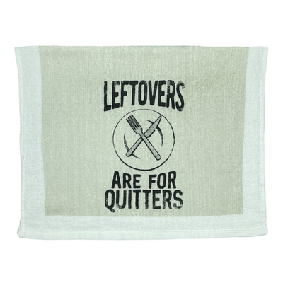 #ad #ad Leftovers Are for Quitters Funny Thanksgivng Dinner Meal Tea Towel $5.00