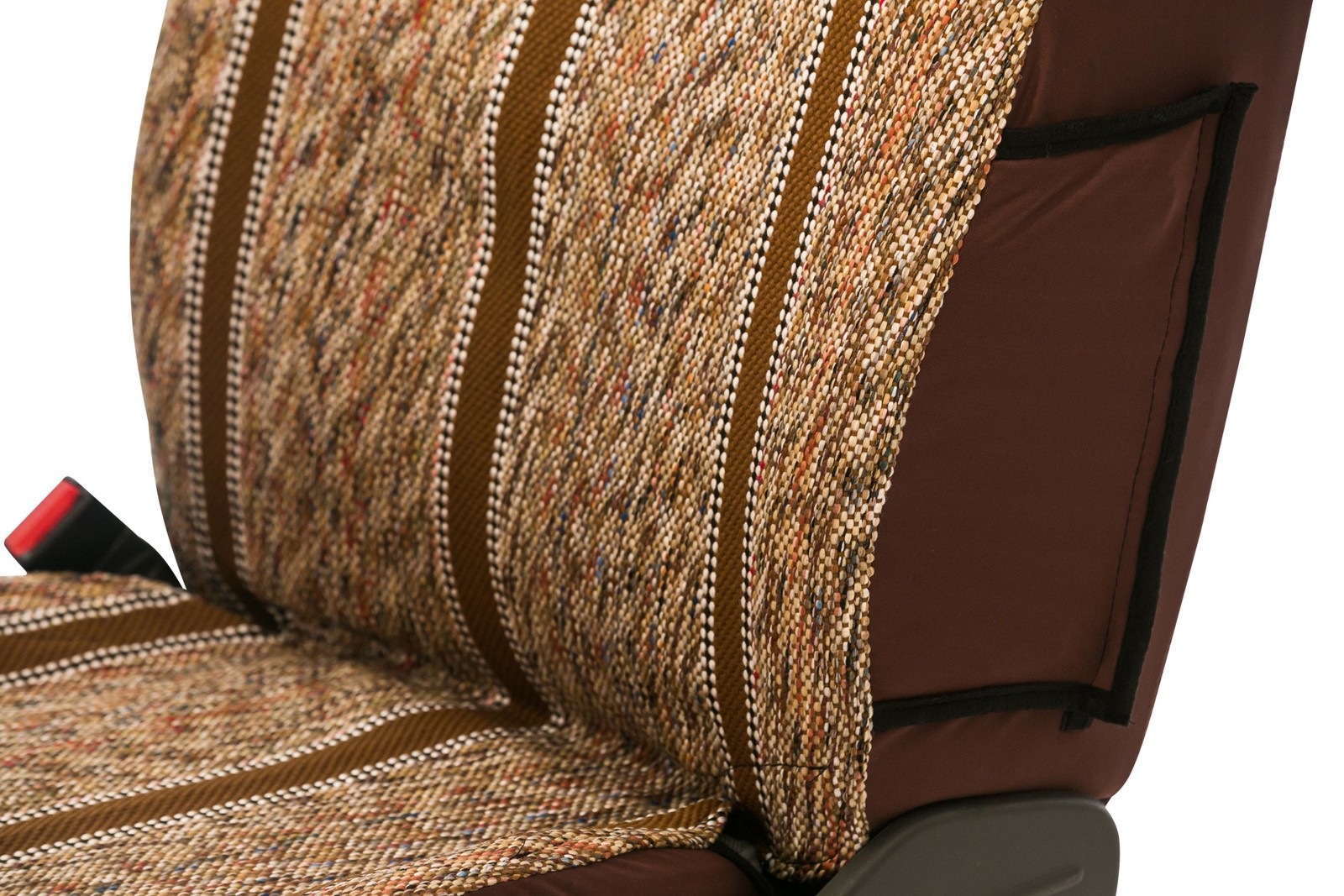 Saddleman 029345-02 Saddle Blanket 2nd Row Brown Custom Seat Covers