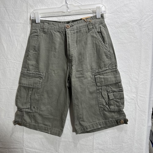 Plugg Cargo Shorts Jungen 14 Volivdrab Taschen Knielang Baggy Baumwolle High Rise