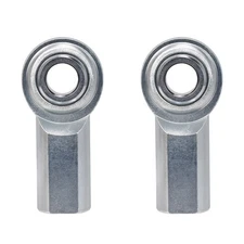 2PCS RH 3/8"- 24 Thread x 3/8" Bore Female Thread Heim Joints Rod Ends(CFR-6)