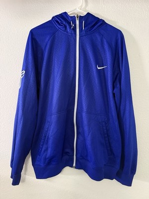 Nike Kobe Bryant Hoodie Mens Extra Large XL Blue Black Mamba Zipper Sweater