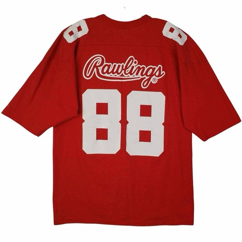 Vintage Rawlings Baseball Trikot Erwachsene Größe XL Rot 88 Kurzarm - Bild 3 von 9