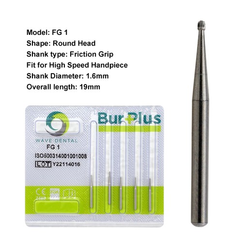 Wave Dental Burs FG 330 557 701 702 2 4 6 8 Round Pear Taper Carbide High Speed - Picture 40 of 206