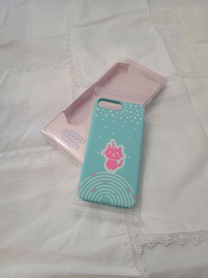 Apple iPhone 8 Plusor 7 Plus/6s Plus/6 Plus Phone Case Teal and Pink original  - Image 3 of 4