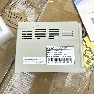 LAPOND Single Phase to 3 Phase Converter, 1.5KW 2HP VFD 220V 7A Output Variable