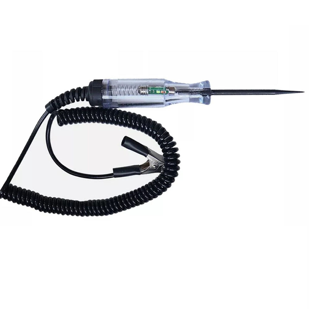 DC 12V Voltage Test Pen Probe 6-24V Car Electric Circuit Tester Spring Wire HOT