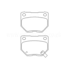 EBC Yellow Stuff Rear Brake Pads For: Subaru Impreza GC8 GF8 WRX STI 92-00