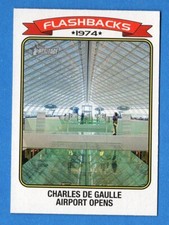 2023 Topps Heritage Baseball Flashbacks Charles De Gaulle Airport #NF-5