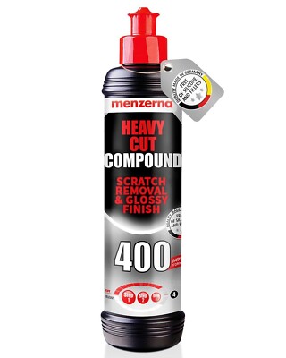 menzerna Heavy Cut Compound 400'' Car Polish I Cut, Medium & Finish...  8oz