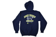 John Deere Mens John Deere Farm Co-Op Moline, Illinois Full Zip Hoodie New S
