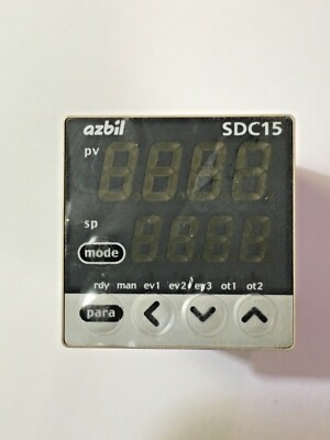 NEW AZBIL SDC15 YAMATAKE TEMPERATURE CONTROLLER SINGLE LOOP DIGITAL C15TV0TA0200