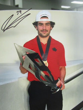 COLBY BARLOW SIGNED 8x10 MATTE PHOTO  2022 GRETZKY HLINKA WINNIPEG JETS (D)