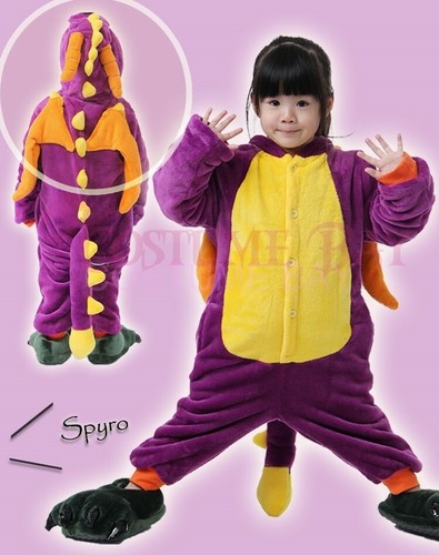 Kids Children's Onesie Unisex Kigurumi Animal Jumpsuit Costume Pajamas Sleepwear - Picture 128 of 183
