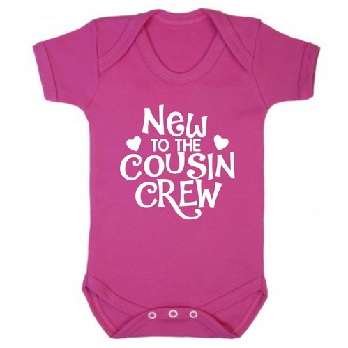 Neu für die Cousin Crew Baby Bodysuit Babygrow Weste Geeky Familie Tante Onkel - Bild 21 von 22