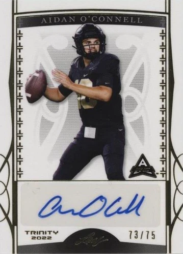 2022 Leaf Trinity Aidan O'Connell #BA-AO1
