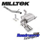 Milltek Audi A3 Exhaust 2.0T FSI Quattro 5 DOOR Cat Back Non Resonated SSXVW046