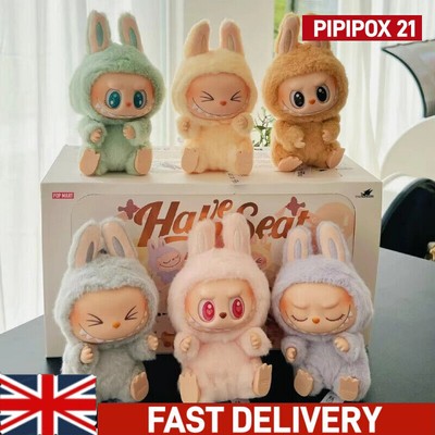 2024 POP MART Labubu The Monsters Have A Seat Plush Doll Hot Figure Toy Keychain