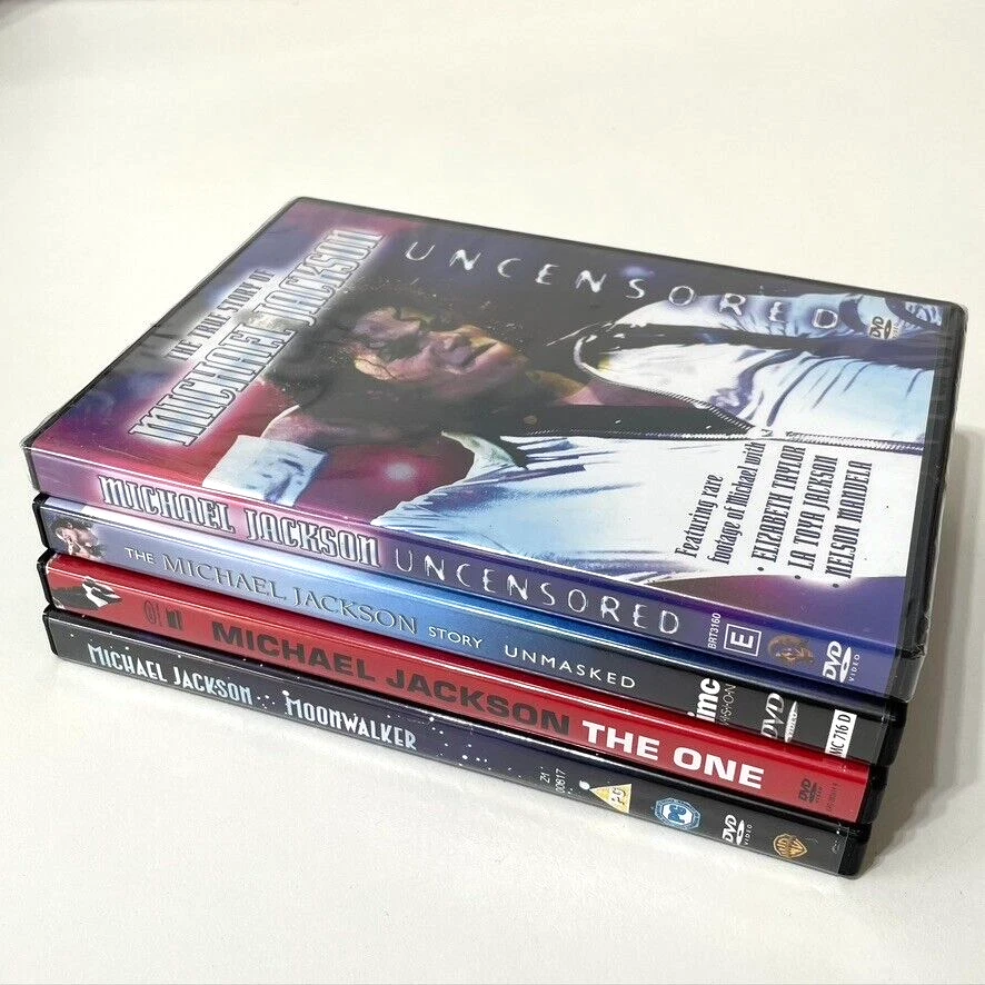 Michael Jackson 4 DVD Collection True Story + Unmasked + Moonwalker + The One - Image 3 of 3